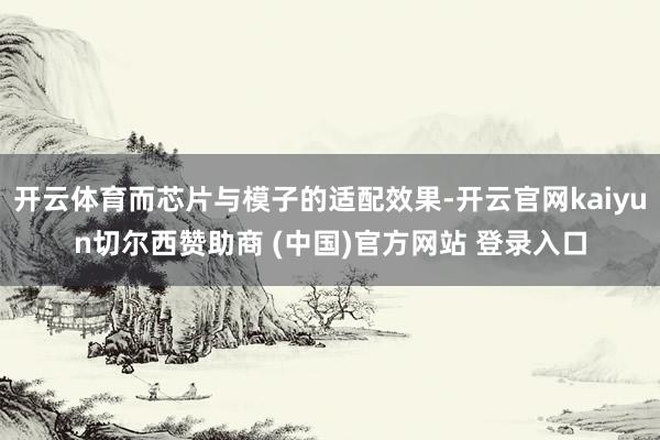 开云体育而芯片与模子的适配效果-开云官网kaiyun切尔西赞助商 (中国)官方网站 登录入口