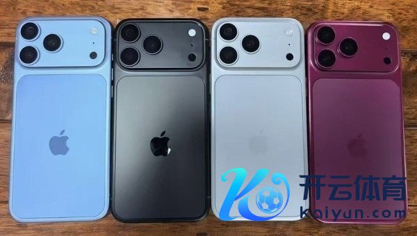 苹果iPhone 18 Pro Max机身亮相:实锤浅蓝、深红新配色