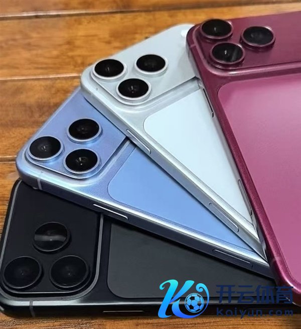苹果iPhone 18 Pro Max机身亮相:实锤浅蓝、深红新配色